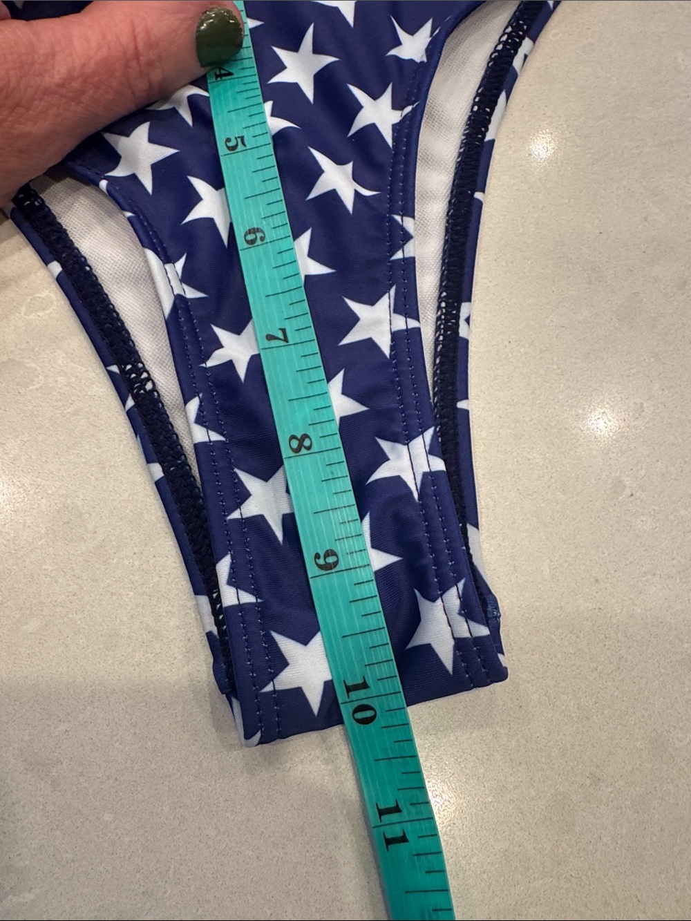 Patriotic Stars & Stripes Women's Bikini Set - Red, White & Blue - Picture 4 of 8